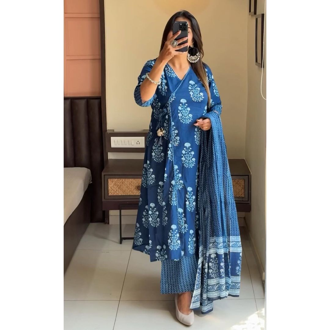 Mt Cotton Printed Designer Kurti With Bottom Dupatta Wholesale Price In Surat